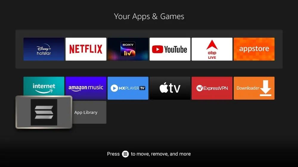 Selecciona Apps