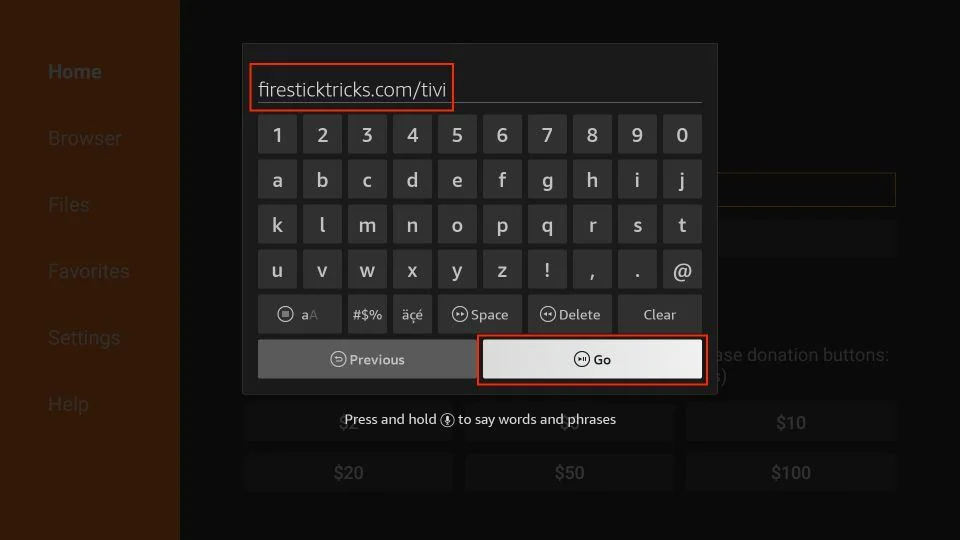Paso 3: Instalar TiviMate usando Downloader