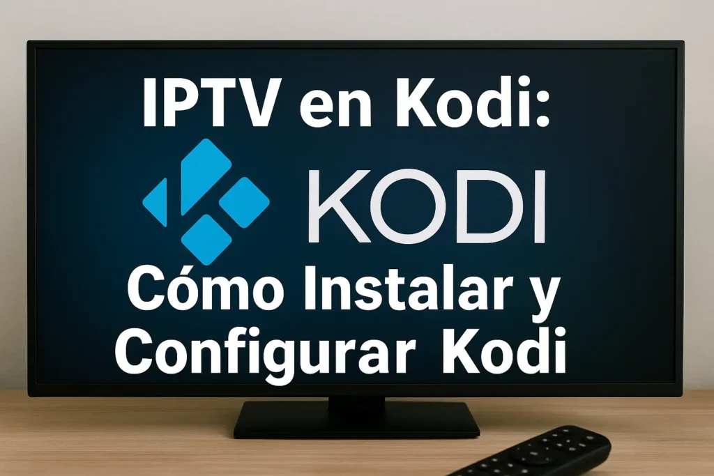 Instalar IPTV en Kodi