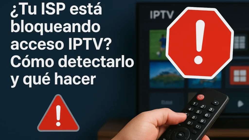 ISP bloquea IPTV solución