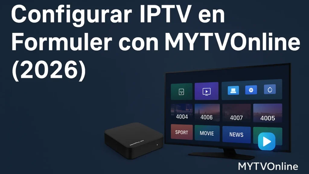 Configurar IPTV Formuler MYTVOnline