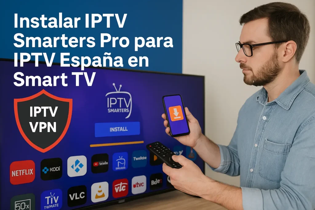  instalar IPTV Smarters Pro en Smart TV