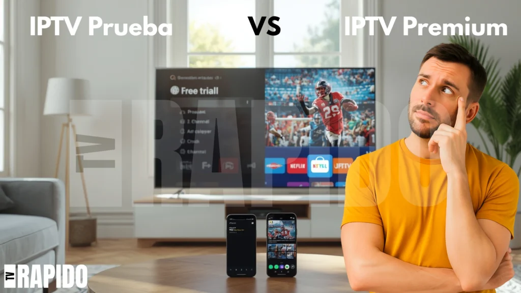 diferencias hay entre una iptv prueba gratuita y una de pago